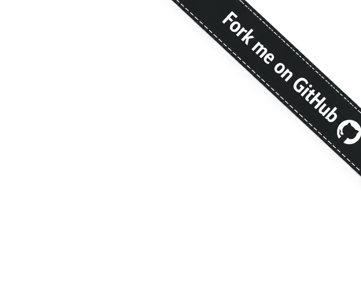 Fork me on GitHub